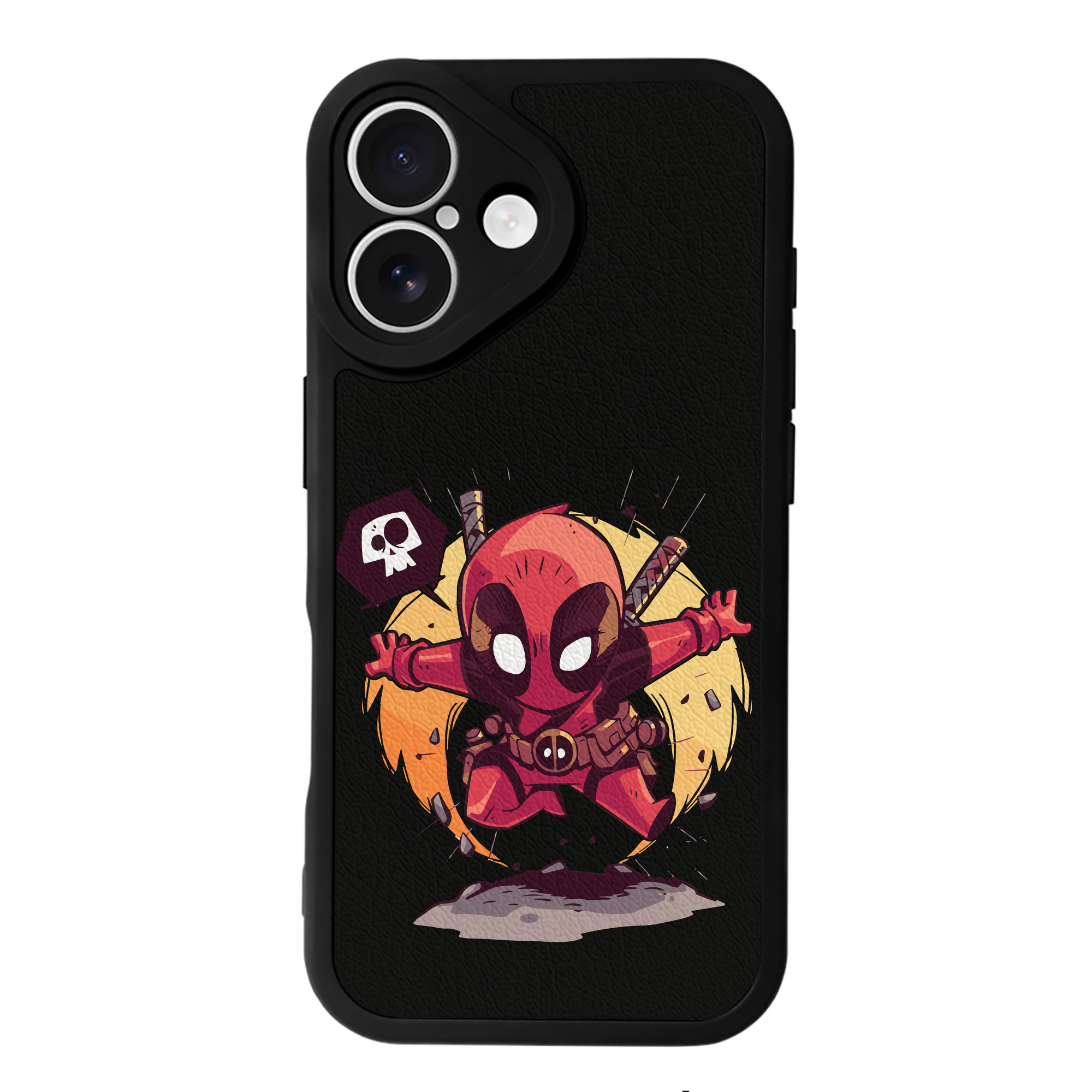 （画像用） アベンジャーズ The Avengers 【iPhone 16シリーズ対応】シリコンスマホケース（レザー調） 材質：シリコン